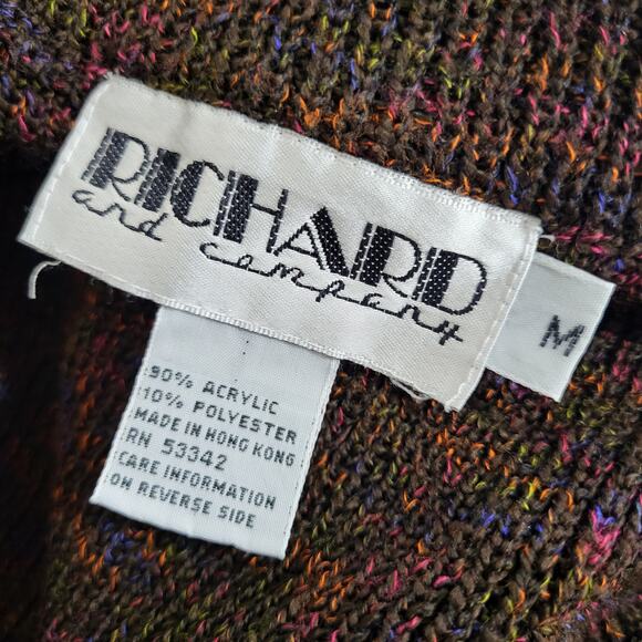 Vintage 90s Skirt Richard and Co Womens M Ribbed Knit Pencil Straight Stretch - Picture 4 of 10